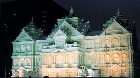 2007年札幌ゆきまつり　タイ王国広場　夜景
